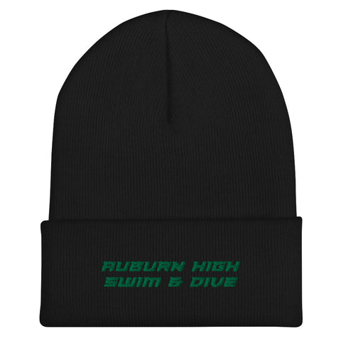 Auburn High Swim & Dive Cuffed Beanie