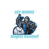 Loy Norrix Knights Baseball Bubble-free stickers