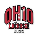 OH10 Lacrosse Bubble-free stickers
