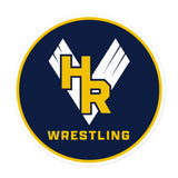 Hood River Valley High School Wrestling Bubble-free stickers