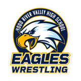 Hood River Valley High School Wrestling Bubble-free stickers