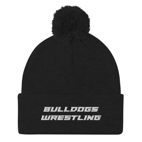 San Jose Wrestling Bulldogs Pom-Pom Beanie