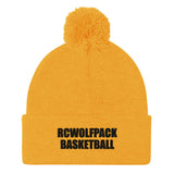 RcWolfpack Basketball Pom-Pom Beanie