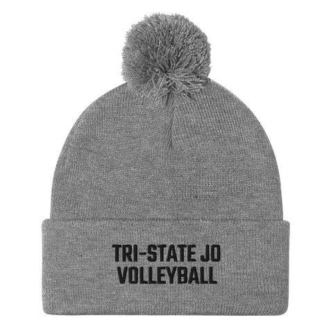 Tri-State Jo Volleyball Pom-Pom Beanie