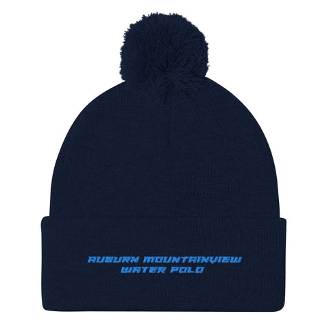 Auburn Mountainview High School Pom-Pom Beanie