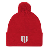 Rare Breed Flag Football Pom-Pom Beanie