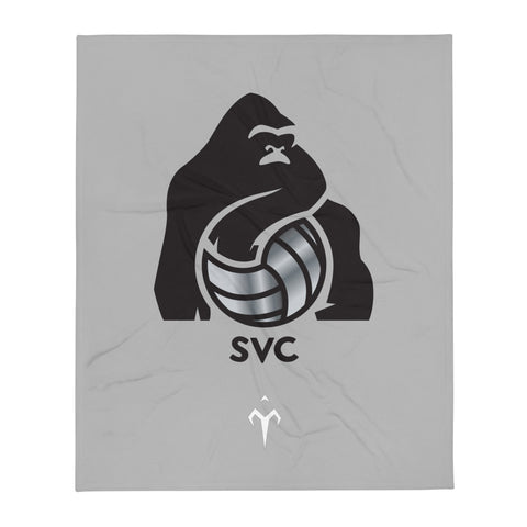 Silverback Volleyball Club Throw Blanket