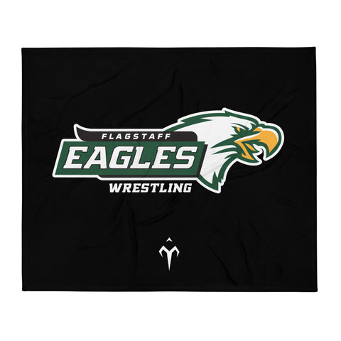 Flagstaff Wrestling Throw Blanket