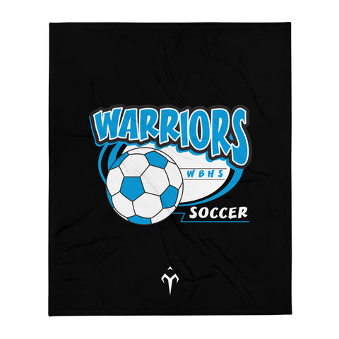 Willowbrook High School Soccer Throw Blanket