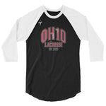 OH10 Lacrosse 3/4 sleeve raglan shirt