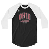 OH10 Lacrosse 3/4 sleeve raglan shirt