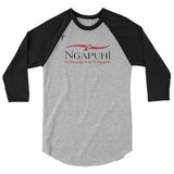Ngapuhi Tribe 3/4 sleeve raglan shirt