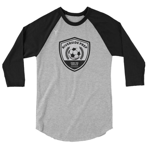 Riverside Prep Soccer 3/4 sleeve raglan shirt