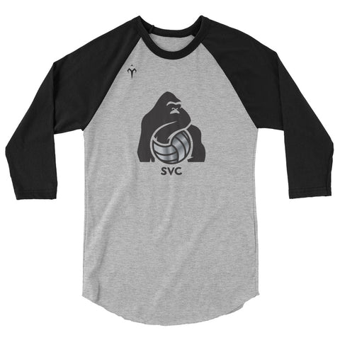 Silverback Volleyball Club 3/4 sleeve raglan shirt