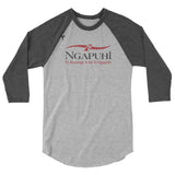 Ngapuhi Tribe 3/4 sleeve raglan shirt