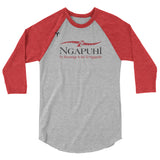 Ngapuhi Tribe 3/4 sleeve raglan shirt