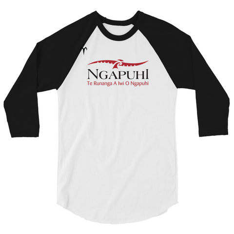 Ngapuhi Tribe 3/4 sleeve raglan shirt
