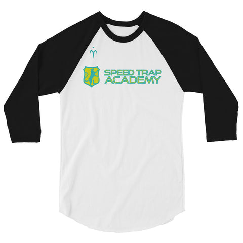 Speed Trap Academy 3/4 sleeve raglan shirt