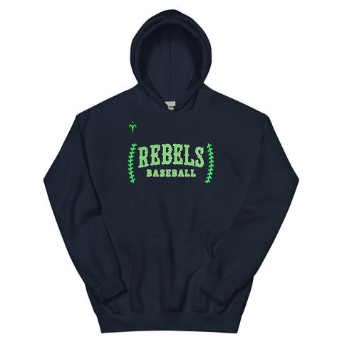 Michigan Rebels Baseball Unisex Hoodie