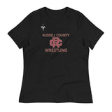 Russel County Warriors Wrestling Women's Relaxed T-Shirt