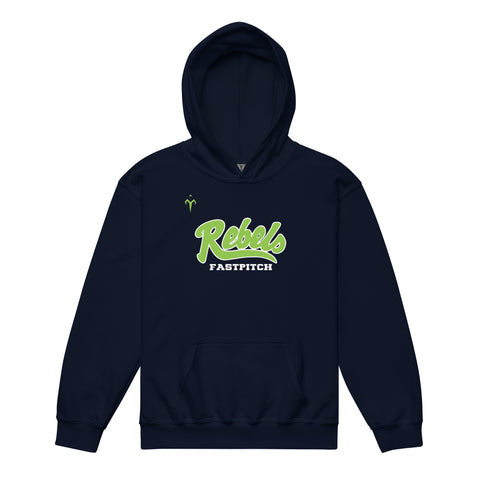Michigan Rebels Softball Youth heavy blend hoodie