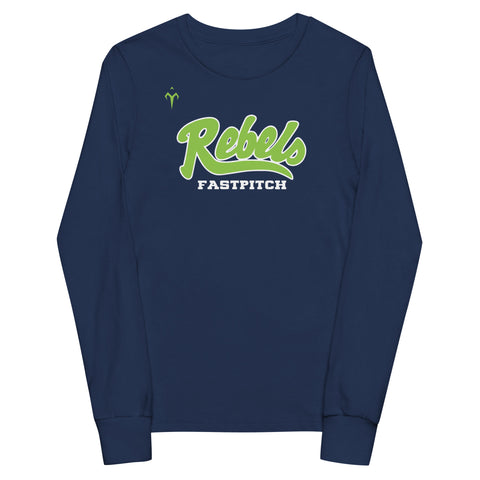 Michigan Rebels Softball Youth long sleeve tee