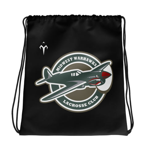 Midwest Warhawks Lacrosse Drawstring bag