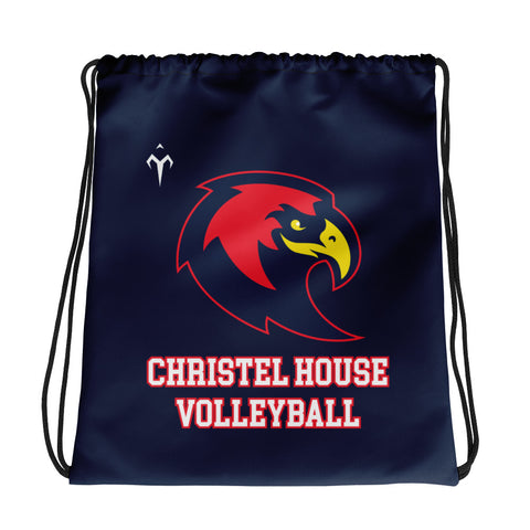 Christel House Volleyball Drawstring bag