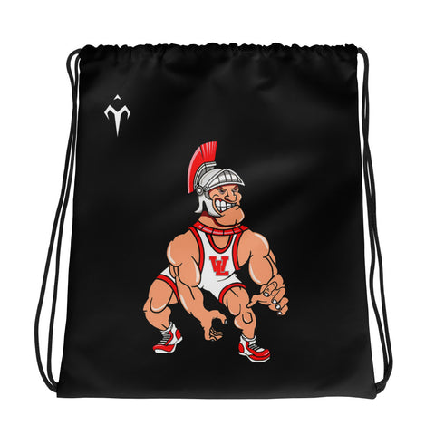 Whitmore Lake Wrestling Drawstring bag