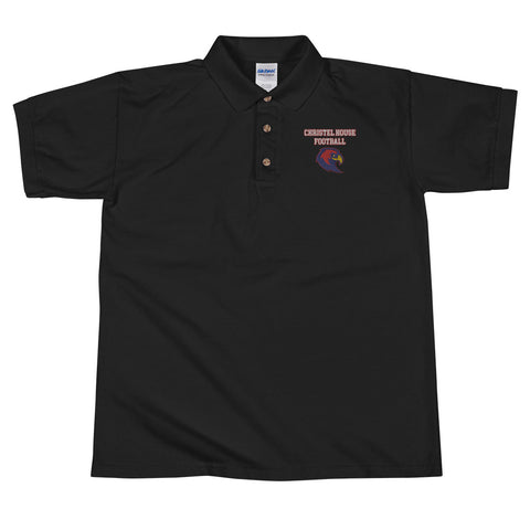 Christel House Football Embroidered Polo Shirt