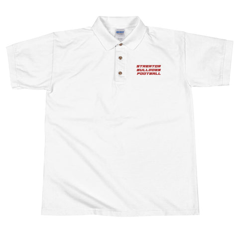 Streator Bulldogs Football Embroidered Polo Shirt