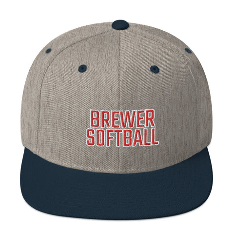 Brewer High School Softball Snapback Hat