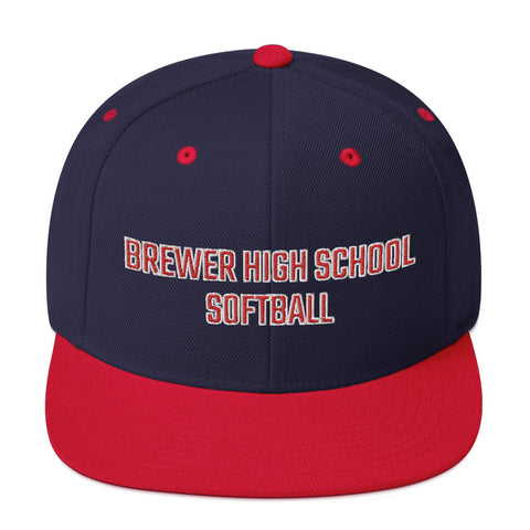 Brewer High School Softball Snapback Hat