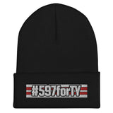 #597forTY Cuffed Beanie