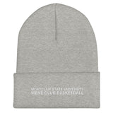 MSU Men's Club Basketball Cuffed Beanie