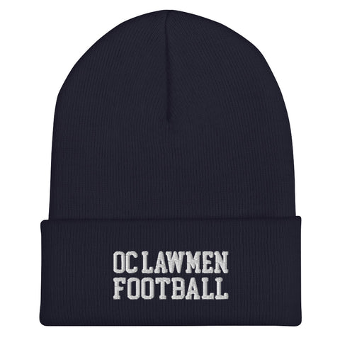 Orange County Lawmen Football Cuffed Beanie