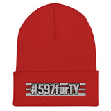 #597forTY Cuffed Beanie