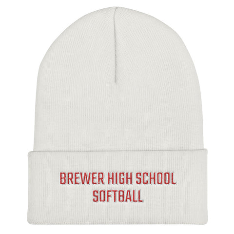 Brewer High School Softball Cuffed Beanie
