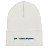 San Ysidro High Cougars Cuffed Beanie