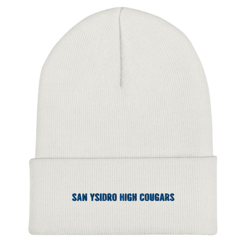 San Ysidro High Cougars Cuffed Beanie