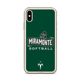 Miramonte Softball iPhone Case