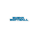 Buena Softball Bubble-free stickers