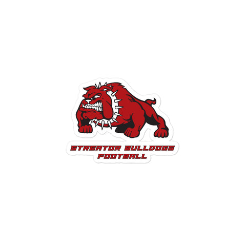 Streator Bulldogs Football Bubble-free stickers