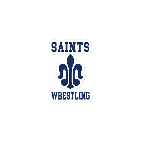 Saints Wrestling Bubble-free stickers