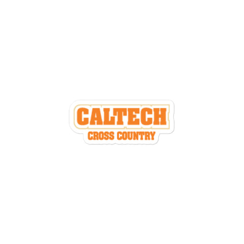 CalTech Cross Country Bubble-free stickers