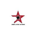 MBA Utah Stars Bubble-free stickers
