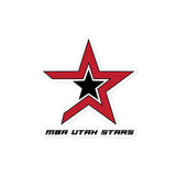 MBA Utah Stars Bubble-free stickers