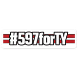 #597forTY Bubble-free stickers