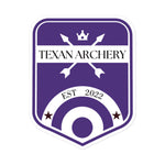 Texan Archery Bubble-free stickers