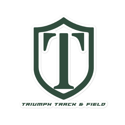 Triumph Track and Field Bubble-free stickers